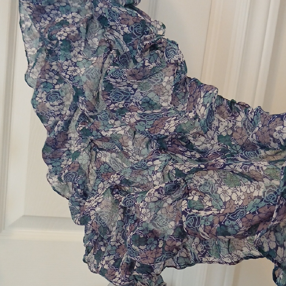 Aldo Multicolor Ruffled Scarf - Picture 3 of 4
